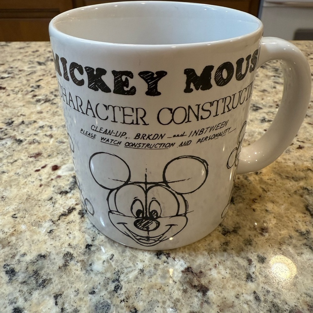 Disney Mickey Mouse Character Construction Mug - White